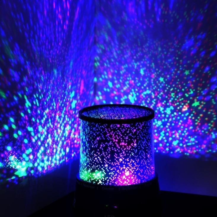LED Night Light Projector Lamp Colorful Star Light