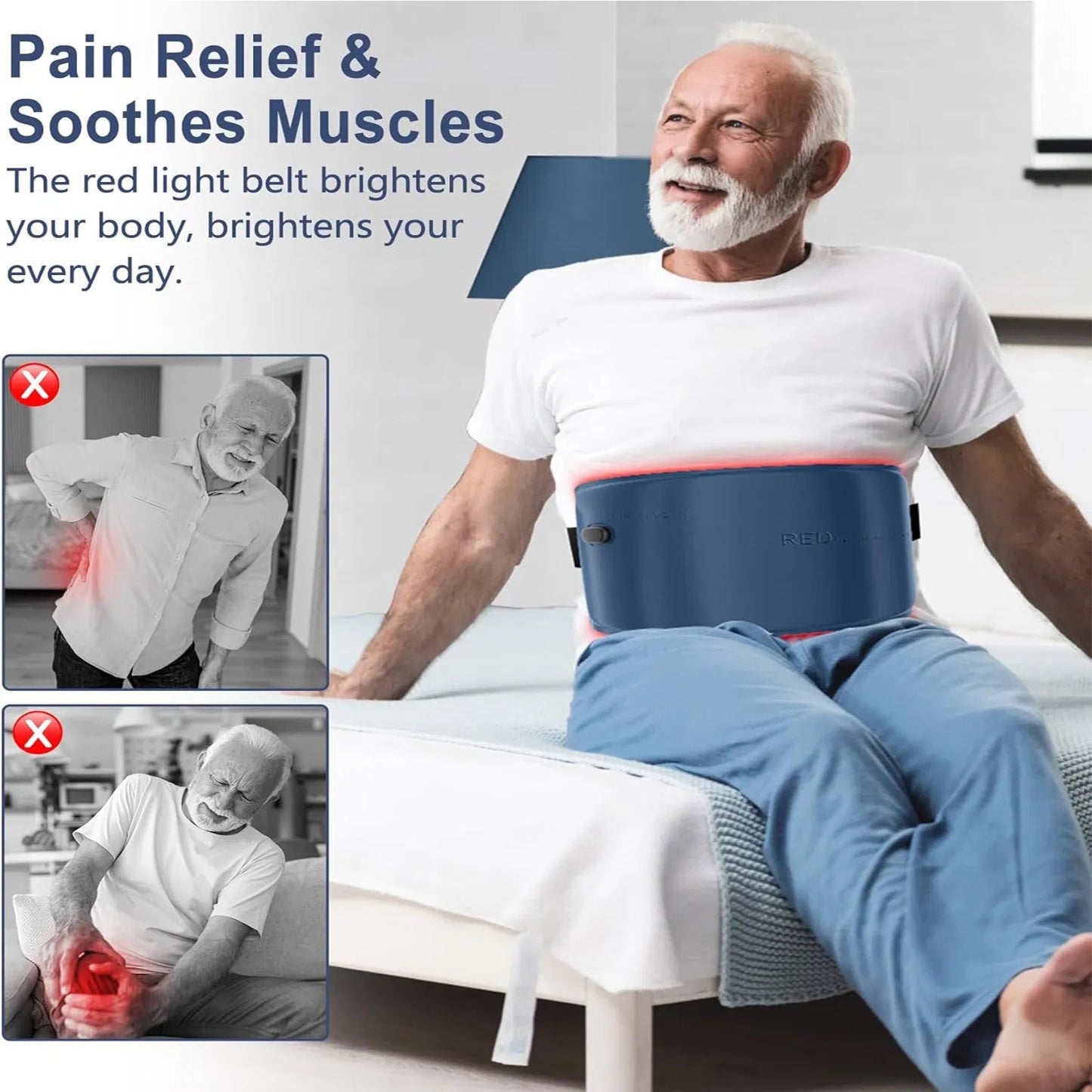Red Light Therapy Belt for Pain Relief and Weight Loss