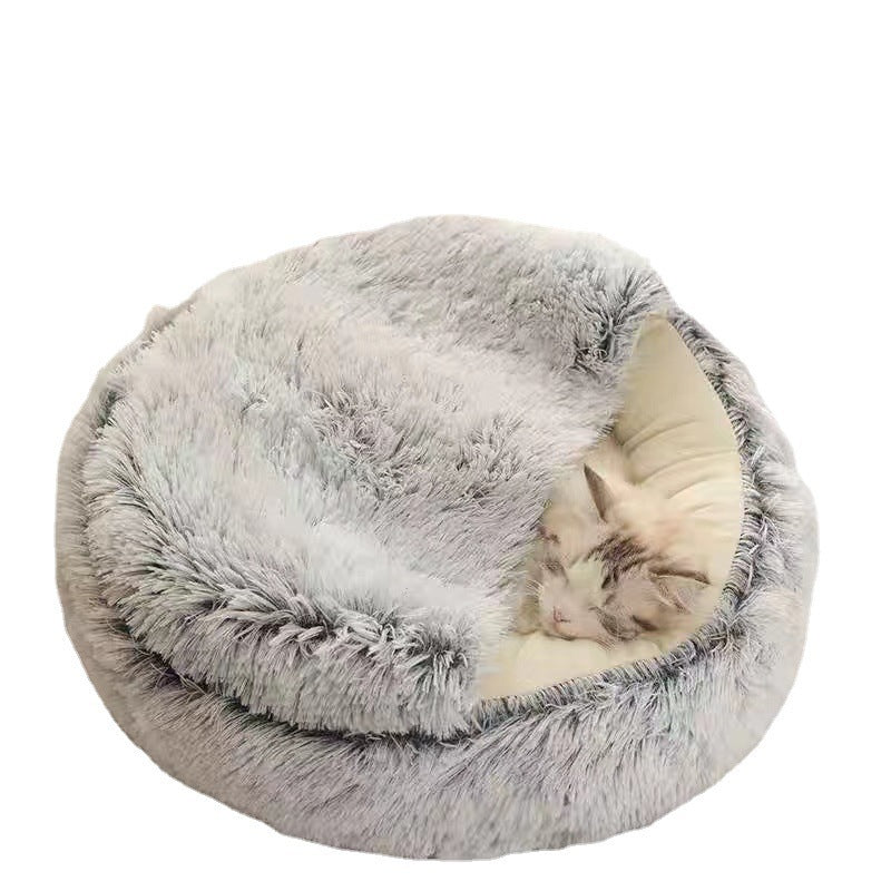 Fluffy pet bed for cats