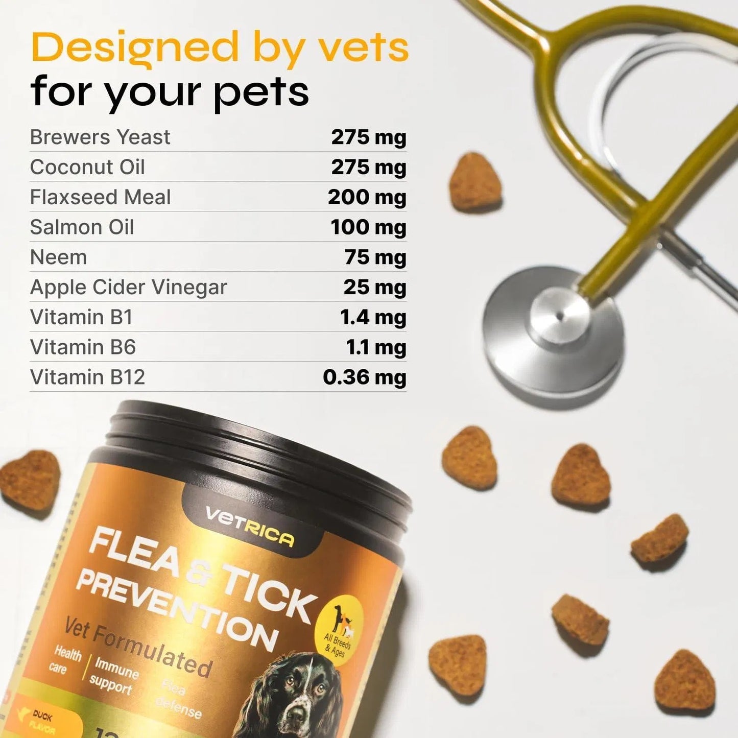 Fast-Acting Flea & Tick Pills For Dogs and Cats | Vet Approved | Soft Chews