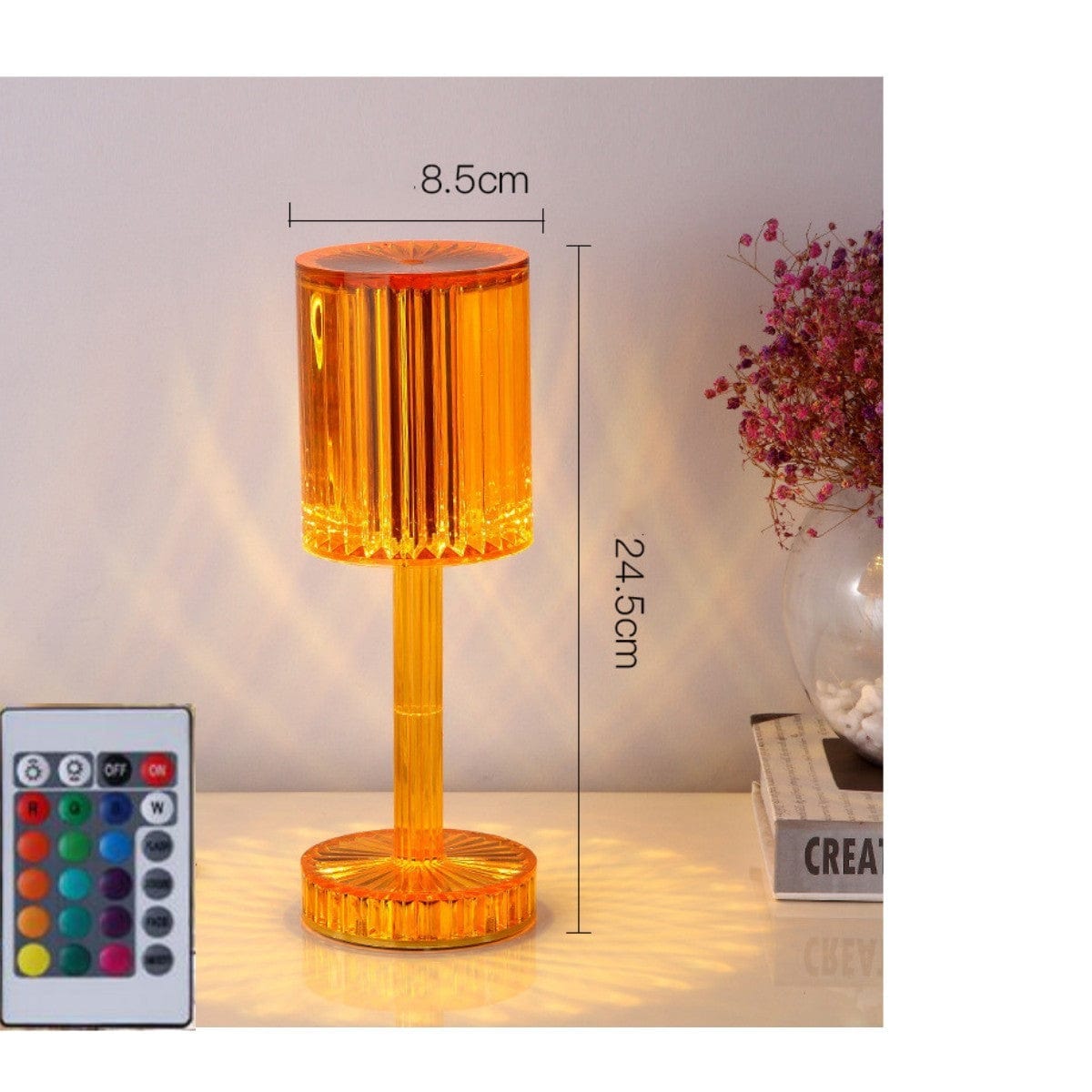 Color-Changing Projection Table Lamp – LED Night Light for Home Decor and Gift
