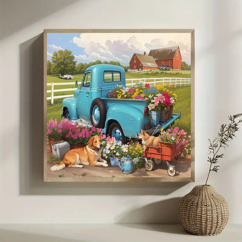 5DDIY Diamond Painting Set - Full Diamond Round Water Diamond Art