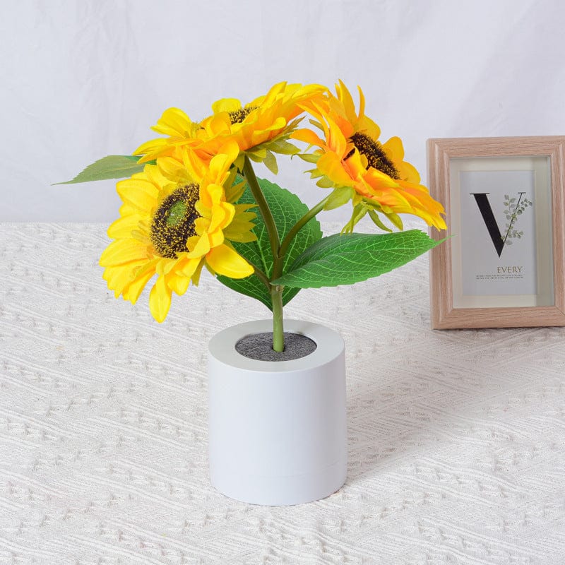 Rechargeable Sunflower Table Lamp β LED Night Light for Bedroom & Desk Decor π»
