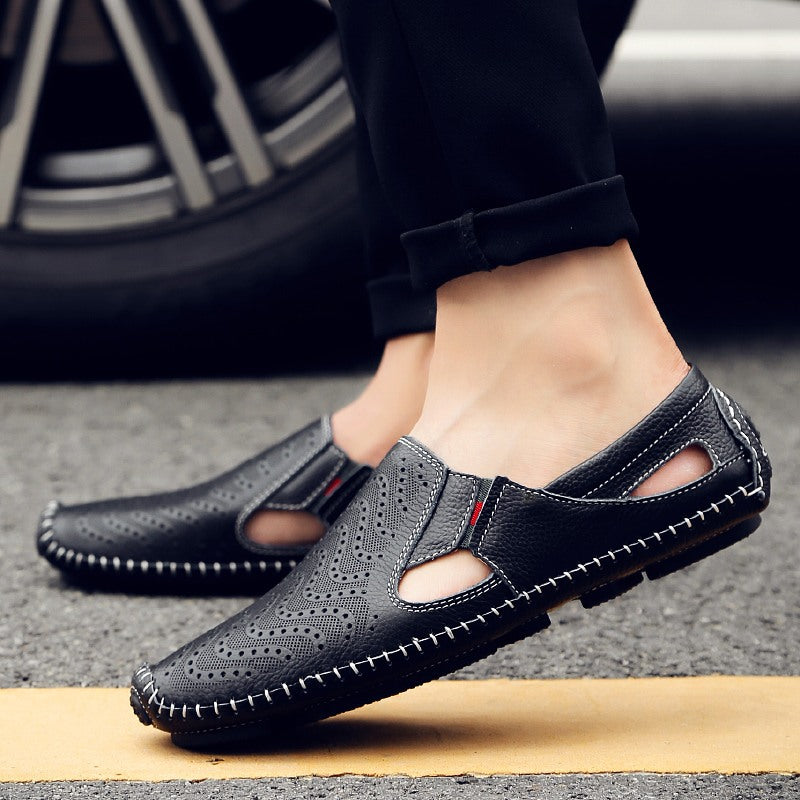 Fashion Men's Closed Toe Casual Breathable Sandals