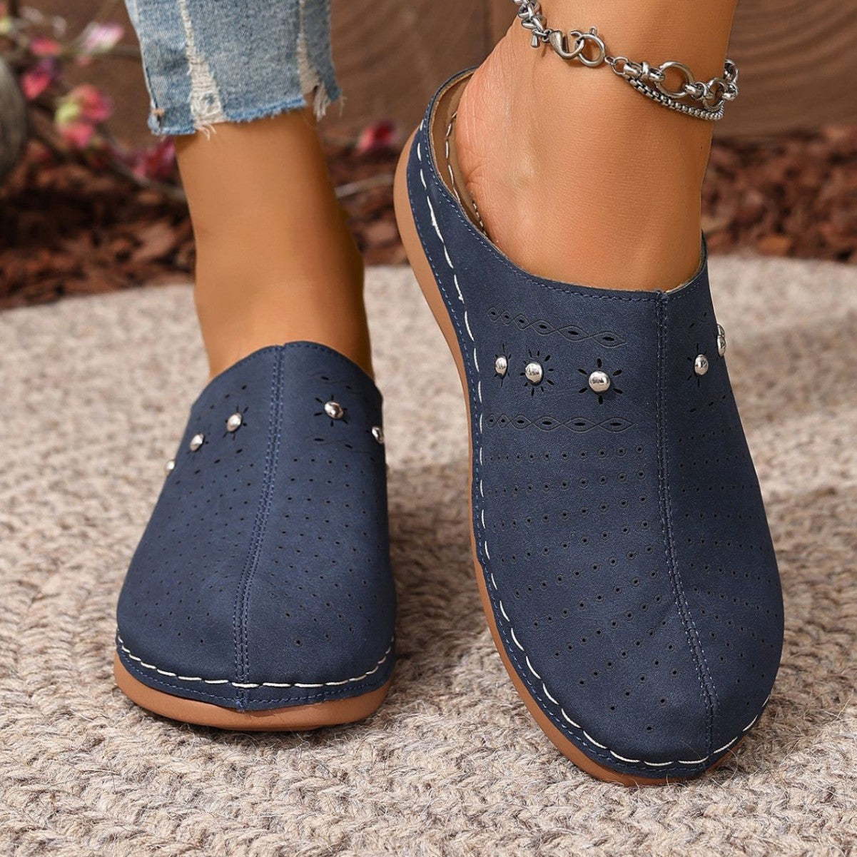 Summer New Women's Toe-covered Platform Slippers