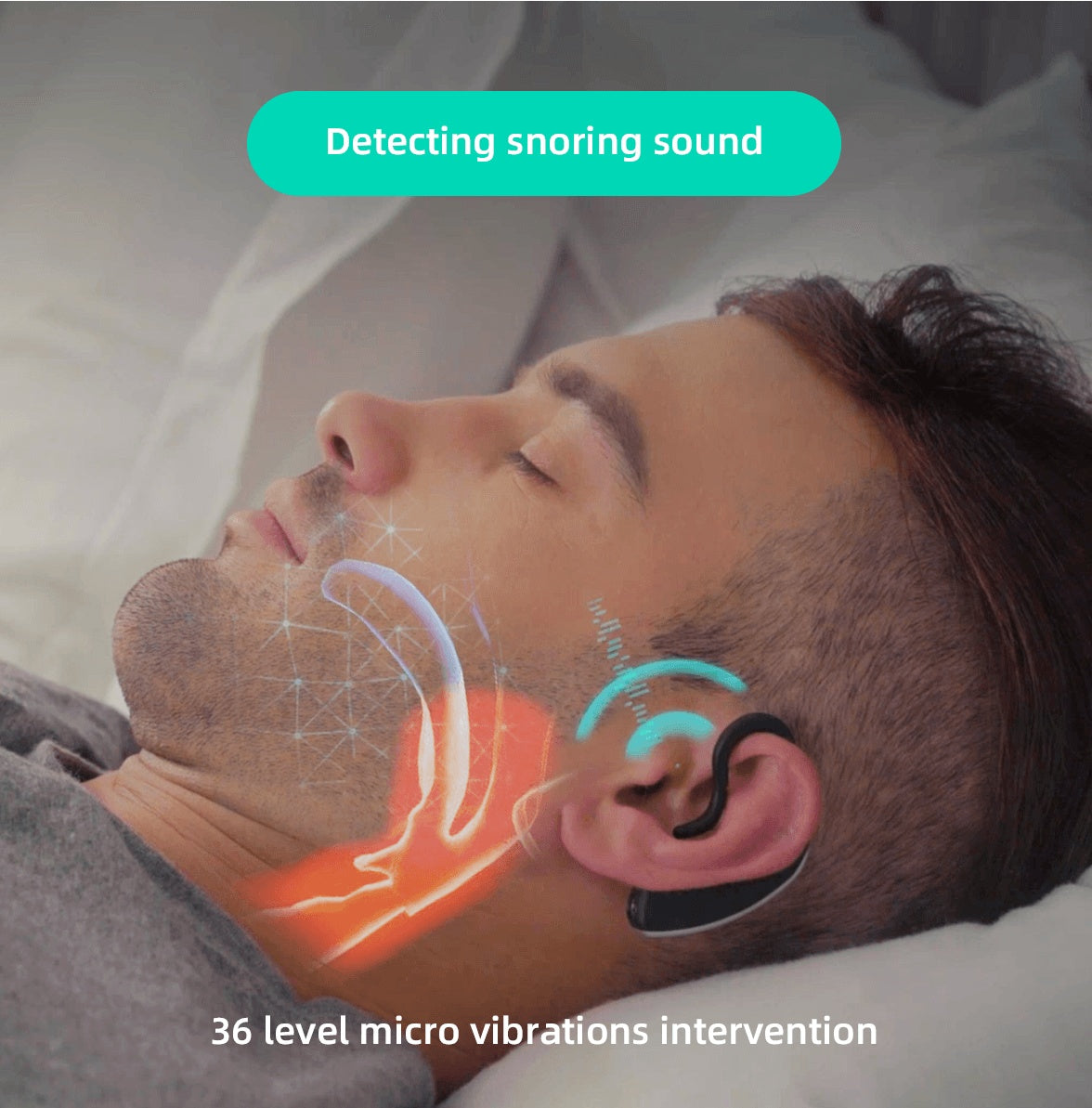 Bluetooth Anti-Snoring Device – Effective Snore Stopper