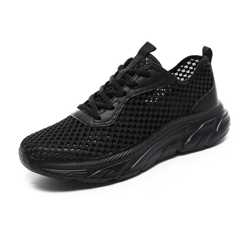 Men's Shoes Hollow-out Breathable Mesh Casual Running Shoes Lightweight Sneaker