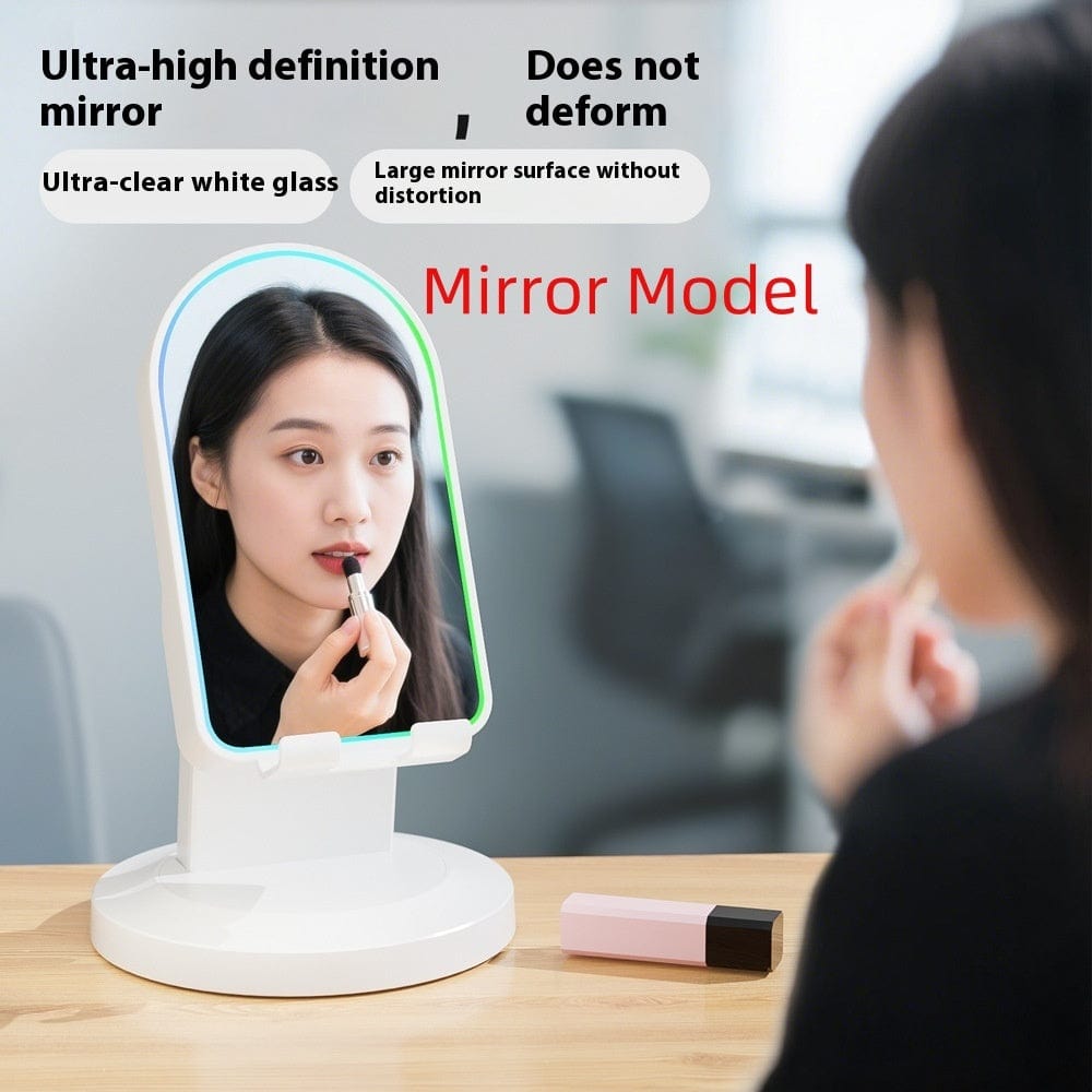 3 in 1 Portable & rotatable Wireless Induction Bluetooth Speaker – Mirror & Audio Stand