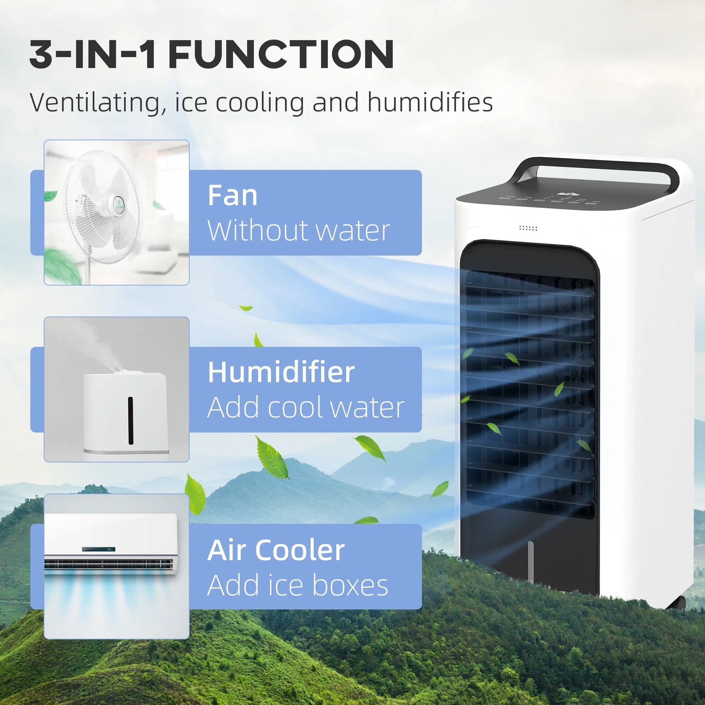 Portable Evaporative Air Cooler – Quiet, Energy-Efficient Cooling