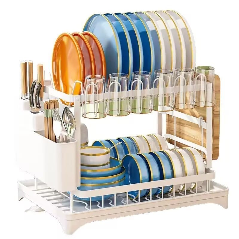 Kitchen Double Drain Rack