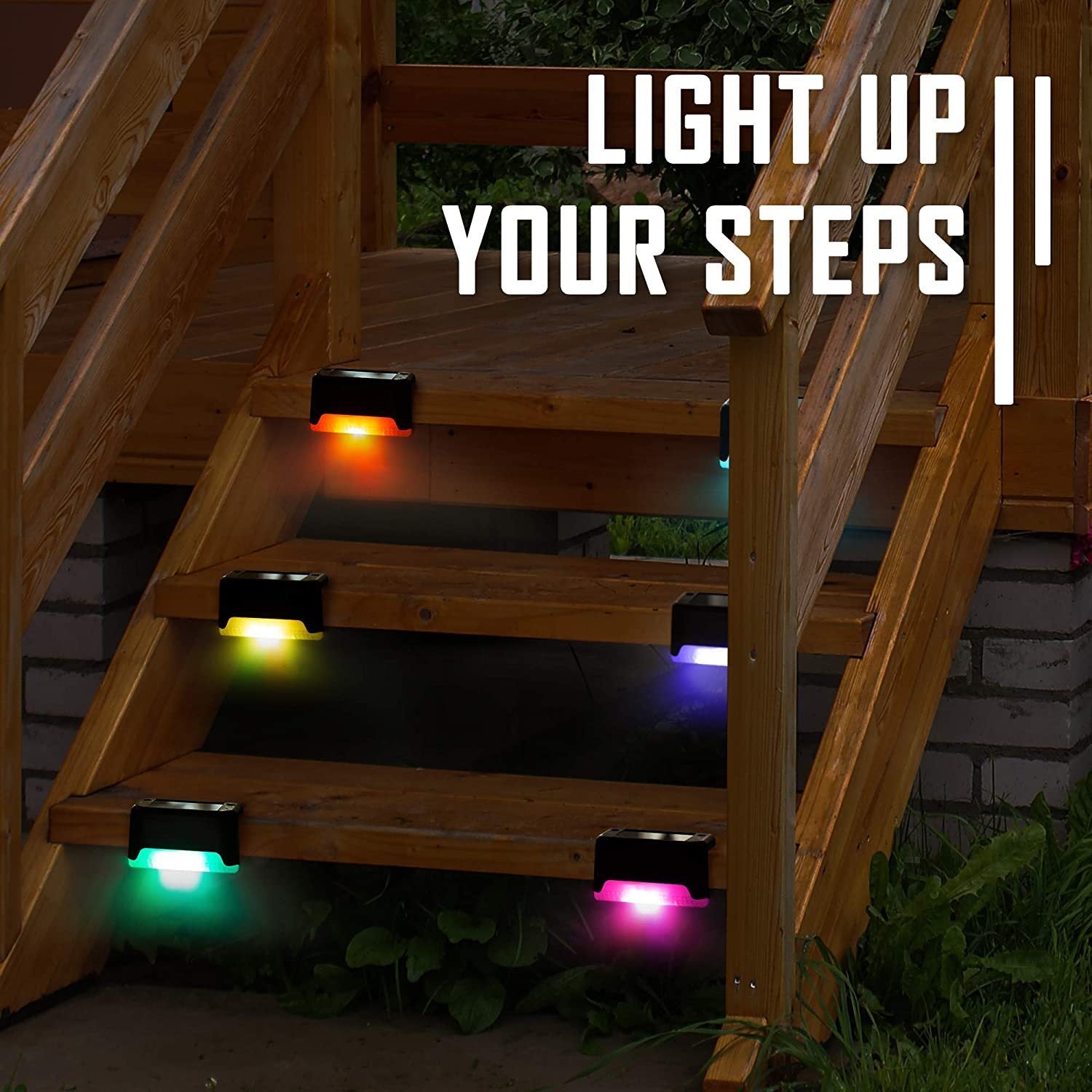 battery powered stairs lights