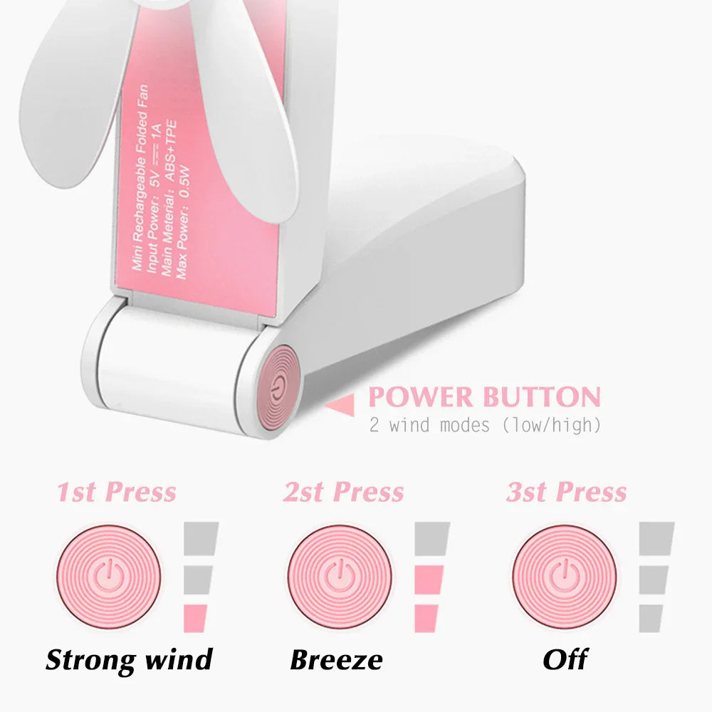 fan with rechargeable battery