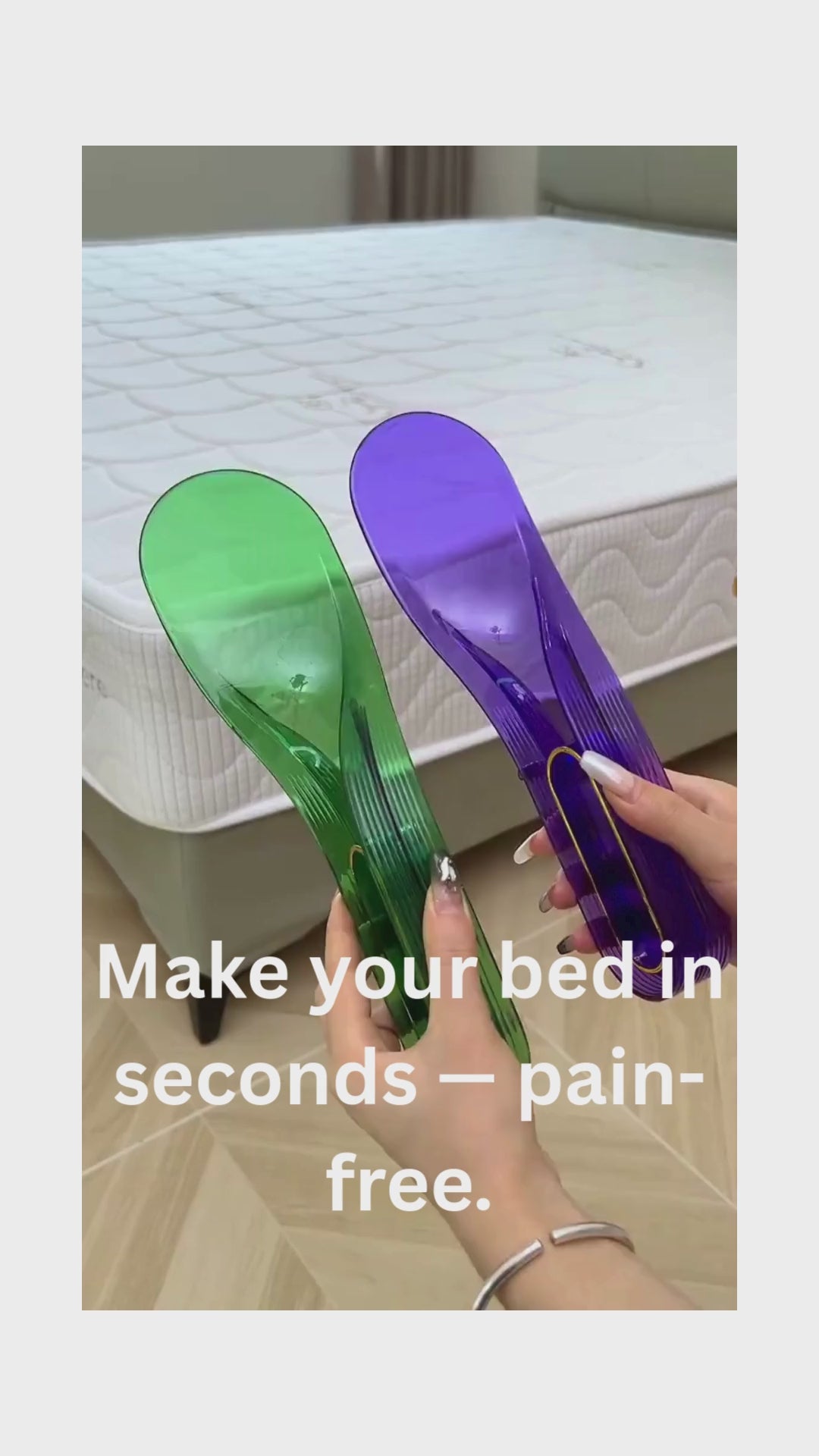 bed sheet tucking tool helping lifting mattress and tucking  sheets easily