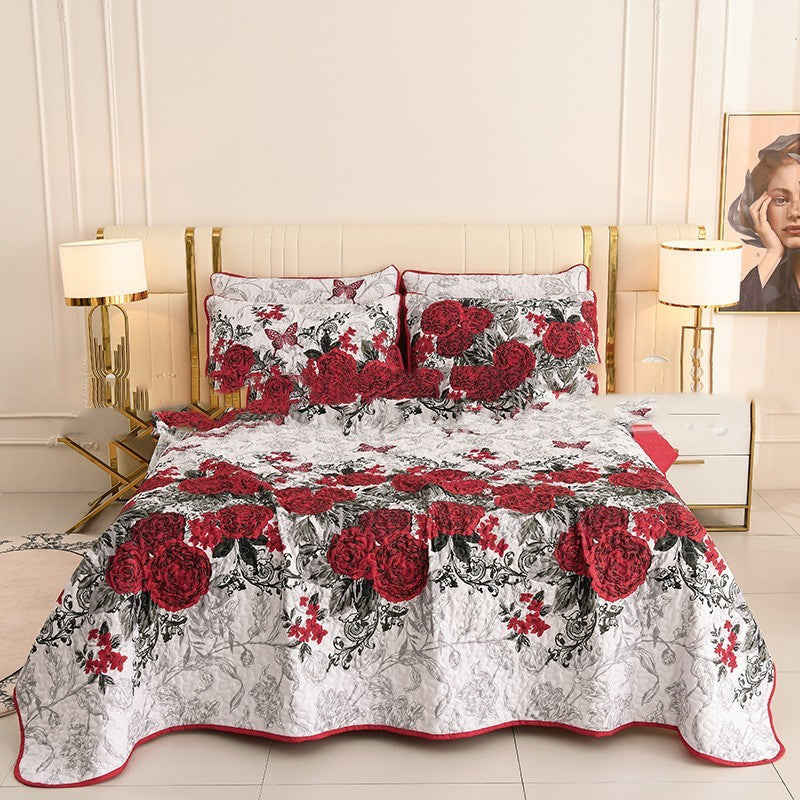 Quilted bedspread for king-size beds