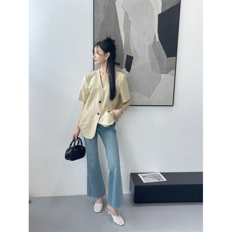 Closed Toe Weaving Hollow Sandals Women's Slippers