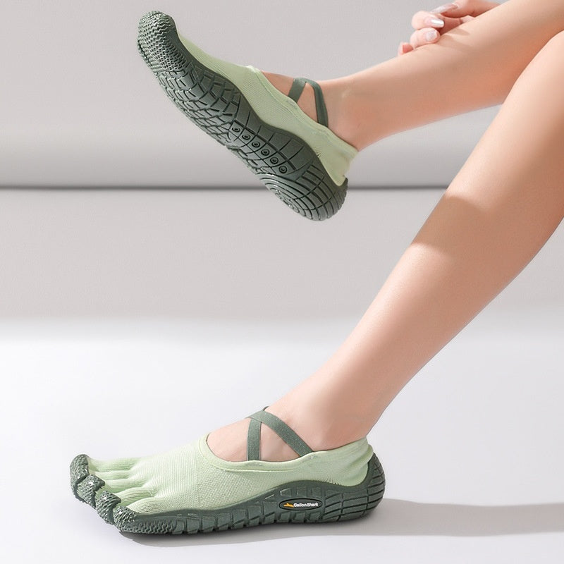 Refreshing Breathable Indoor Fitness Silent Anti-slip Yoga Pilates Skipping Rope Exercise Shoes