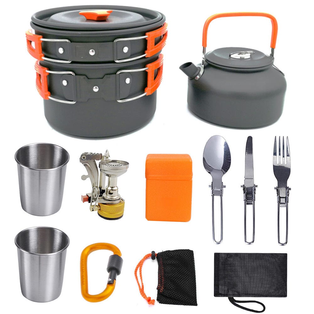 All-in-One Camping Cooking Kit- Compact Outdoor kit for Campers & Adventurers