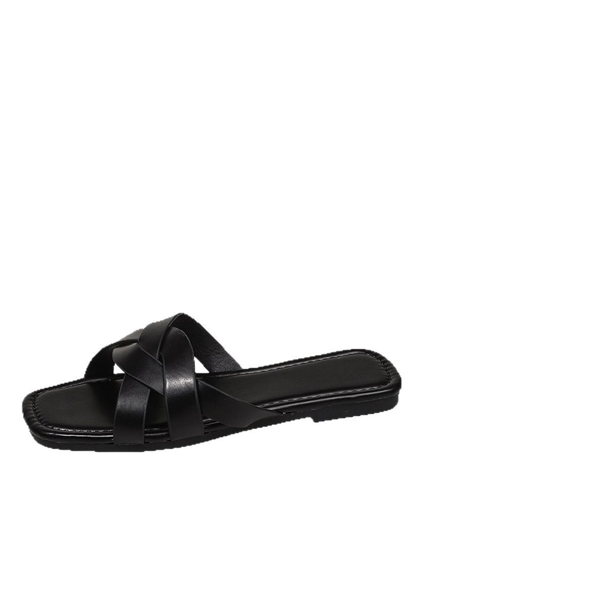 One-word Trawl Red Beach Roman Sandals