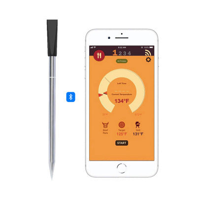 Smart Wireless BBQ Thermometer with Bluetooth Probe & App
