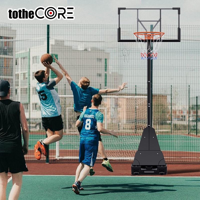 Adjustable basketball hoop for kids and adults
