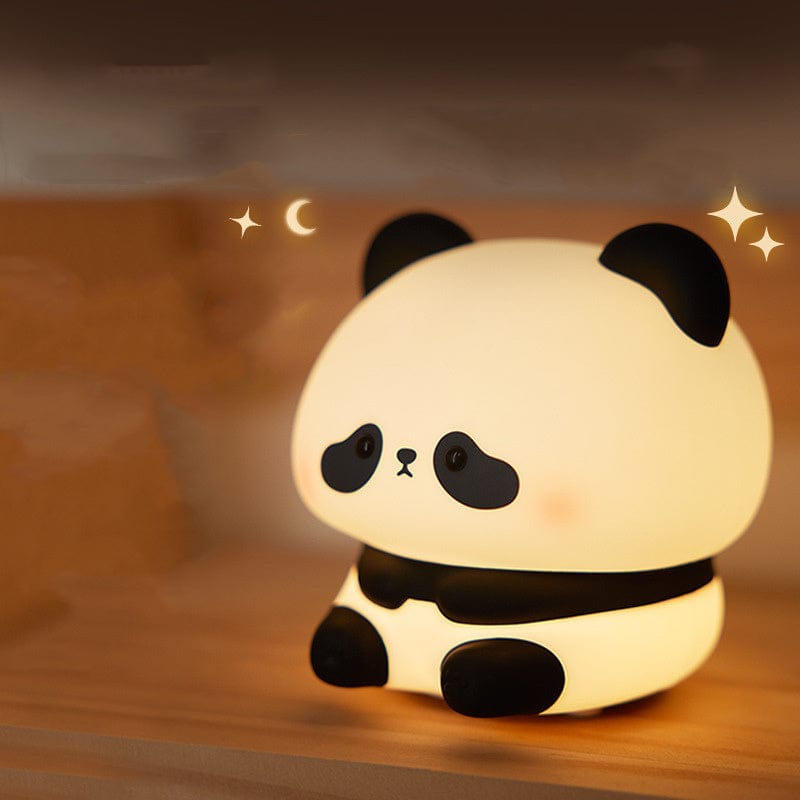 Cute Panda Night Light Rechargeable – Soft Silicone LED Lamp for Kids & Bedroom