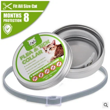Long-Lasting Flea & Tick Collar for Dogs and Cats – Waterproof & Safe
