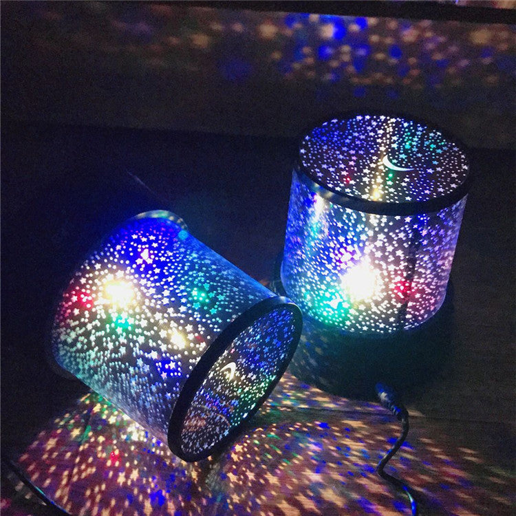 LED Night Light Projector Lamp Colorful Star Light