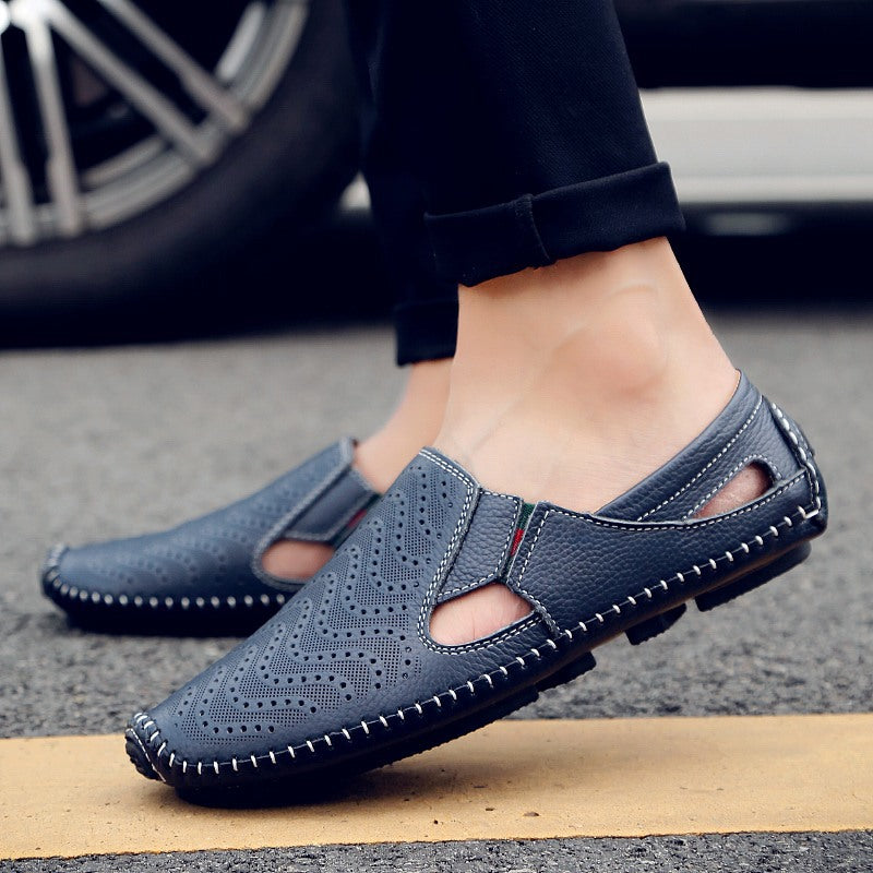 Fashion Men's Closed Toe Casual Breathable Sandals