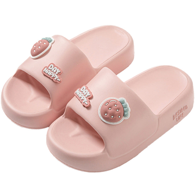 Indoor Female Cartoon Platform Eva Slippers
