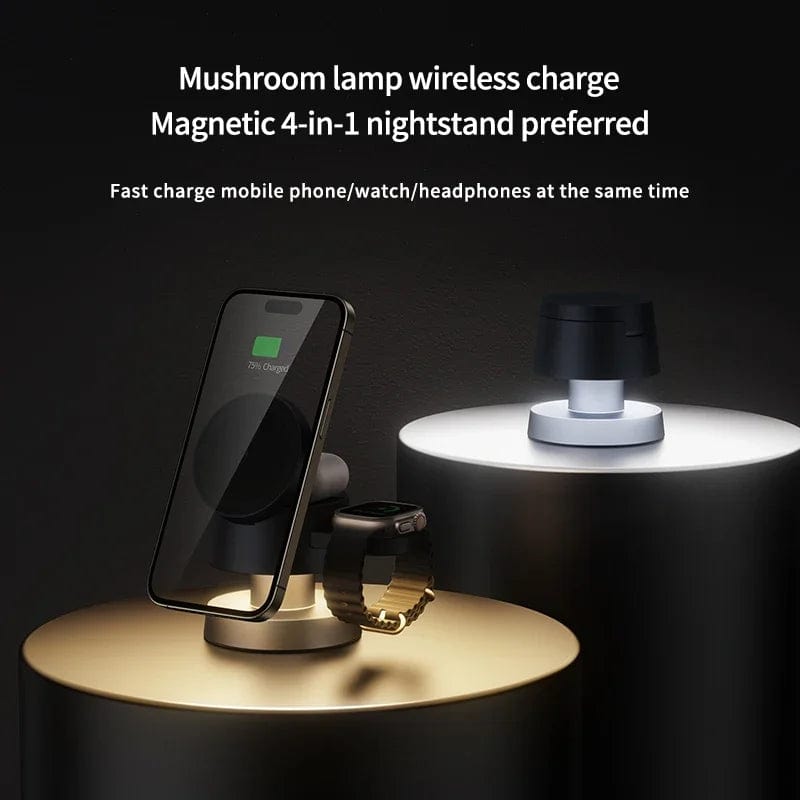 Magnetic Night Light Wireless Charger Stand for Mag safe