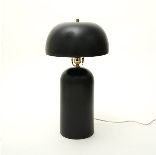 Large ceramic table lamp for bedroom
Black ceramic lamp for decor