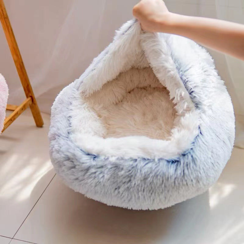 Fluffy pet bed for dogs and cats