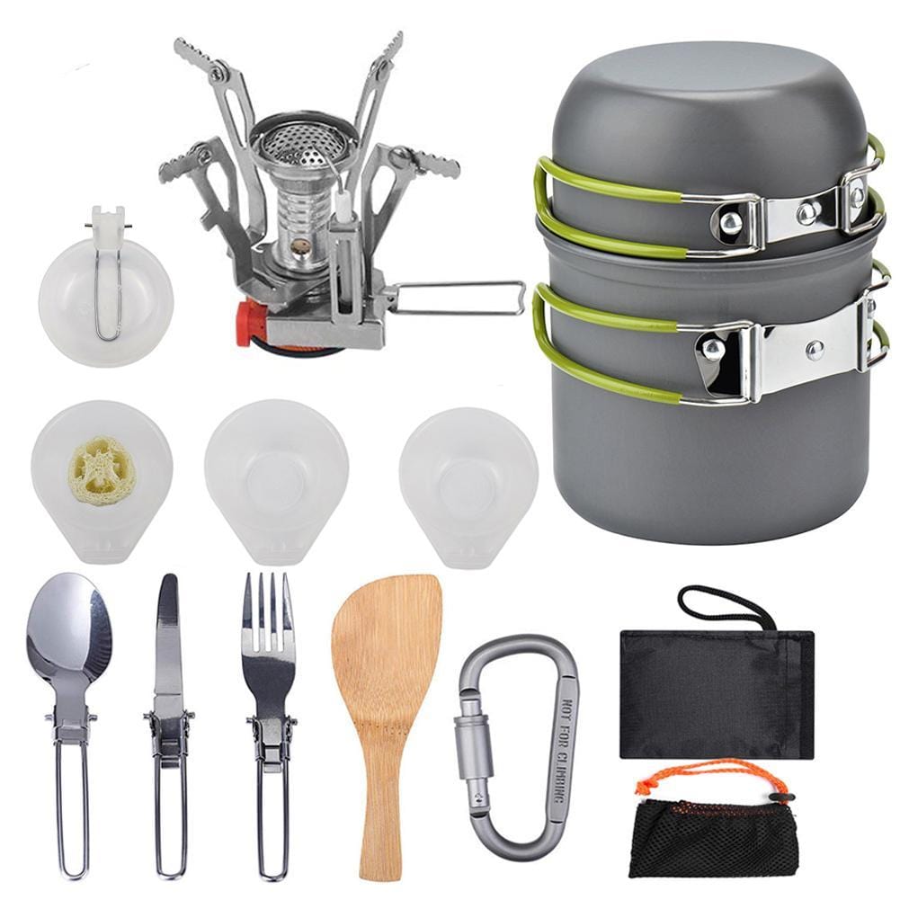 All-in-One Camping Cooking Kit- Compact Outdoor kit for Campers & Adventurers
