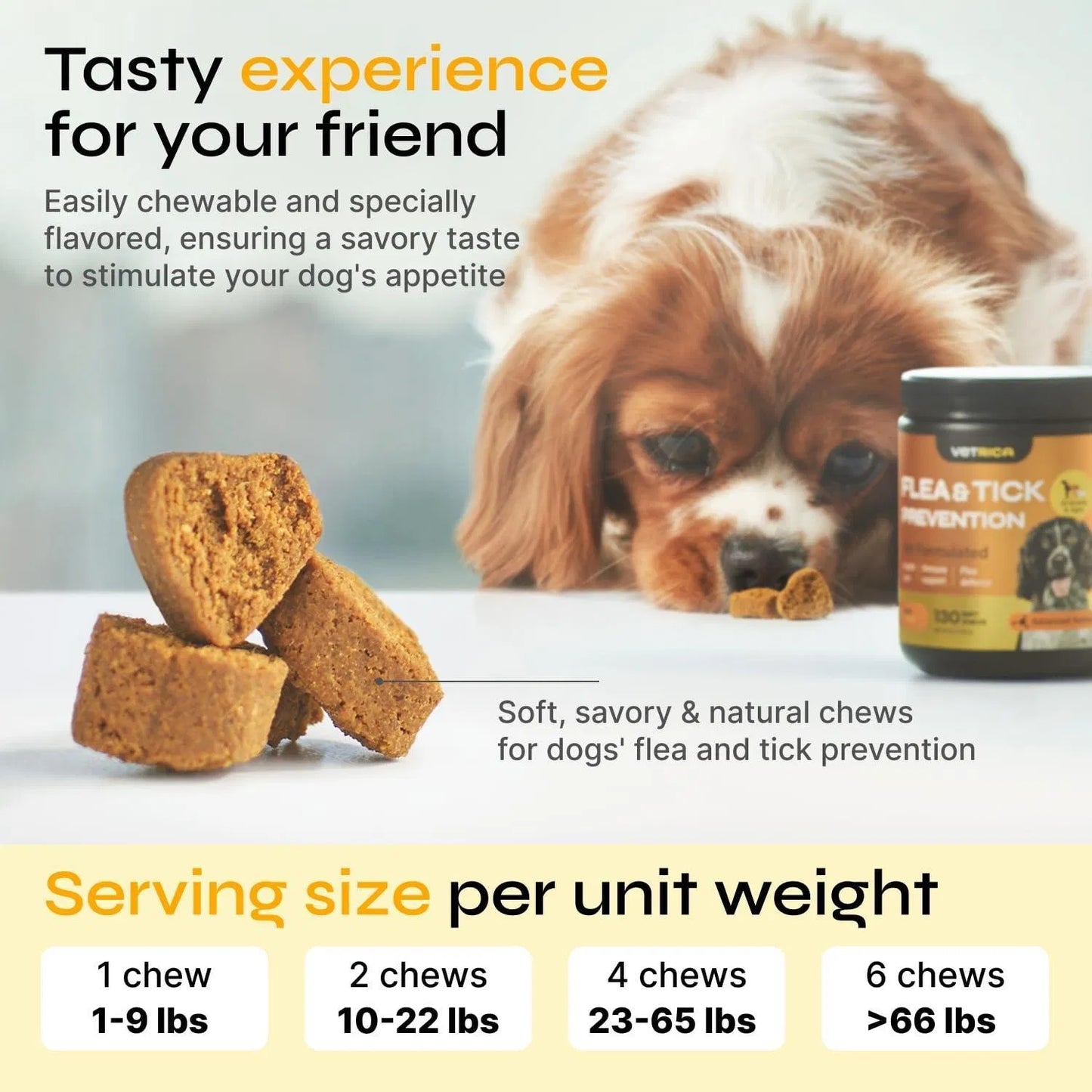 Fast-Acting Flea & Tick Pills For Dogs and Cats | Vet Approved | Soft Chews