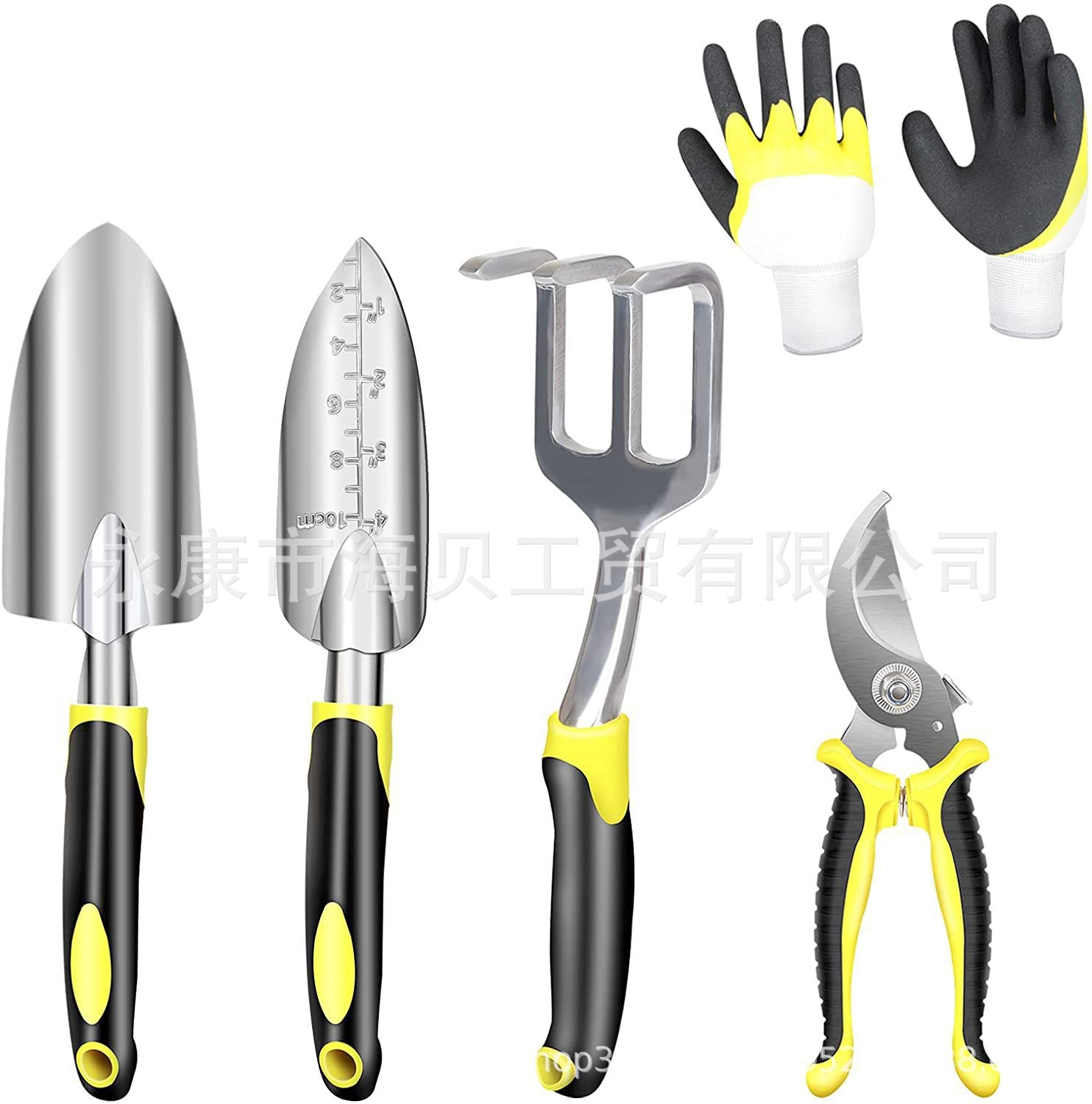  Aluminum Alloy Garden Tools Two-colour Plastic Handle 