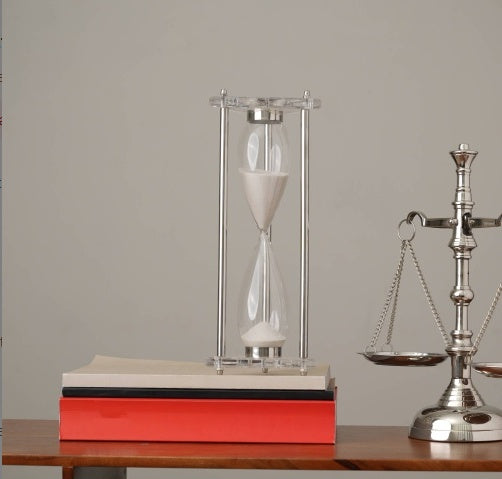 Elegant sand hourglass with accurate timing to enhance the decor of your home