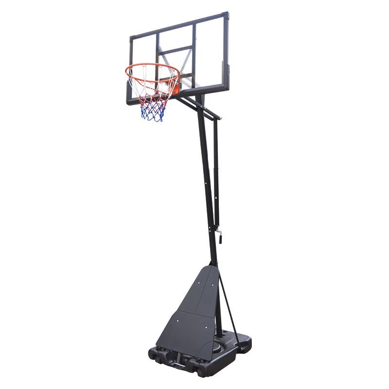 Durable outdoor basketball hoop with base